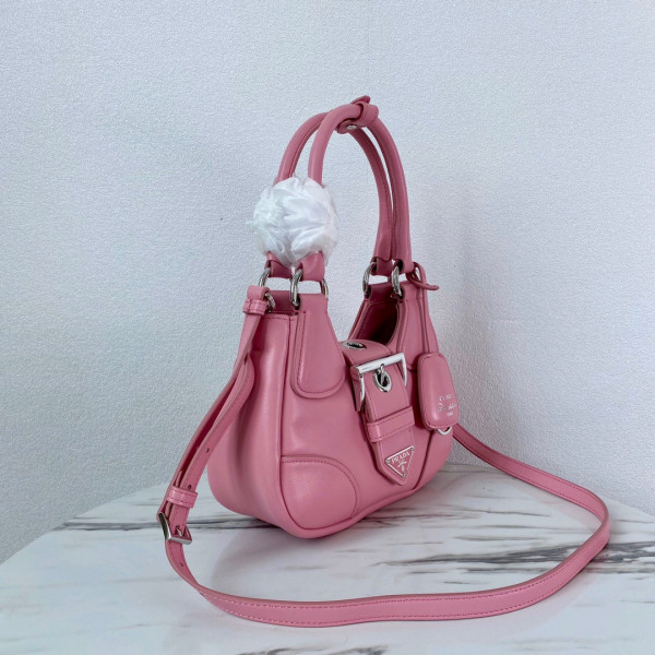 Pra*a moon padded nappa-leather bag