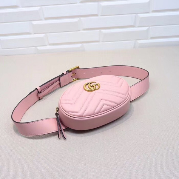 G*u*i gg marmont matelassé leather belt bag