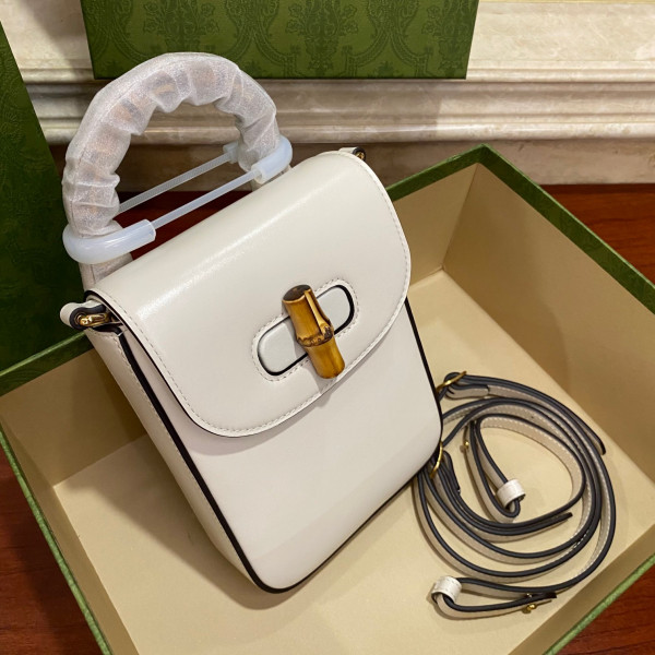 G*u*i bamboo mini handbag