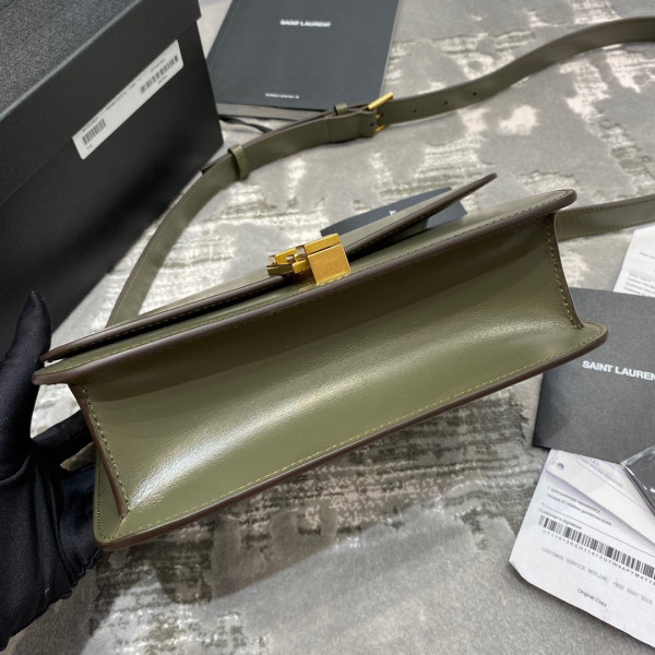 Y*L loulou carre satchel in smooth leather