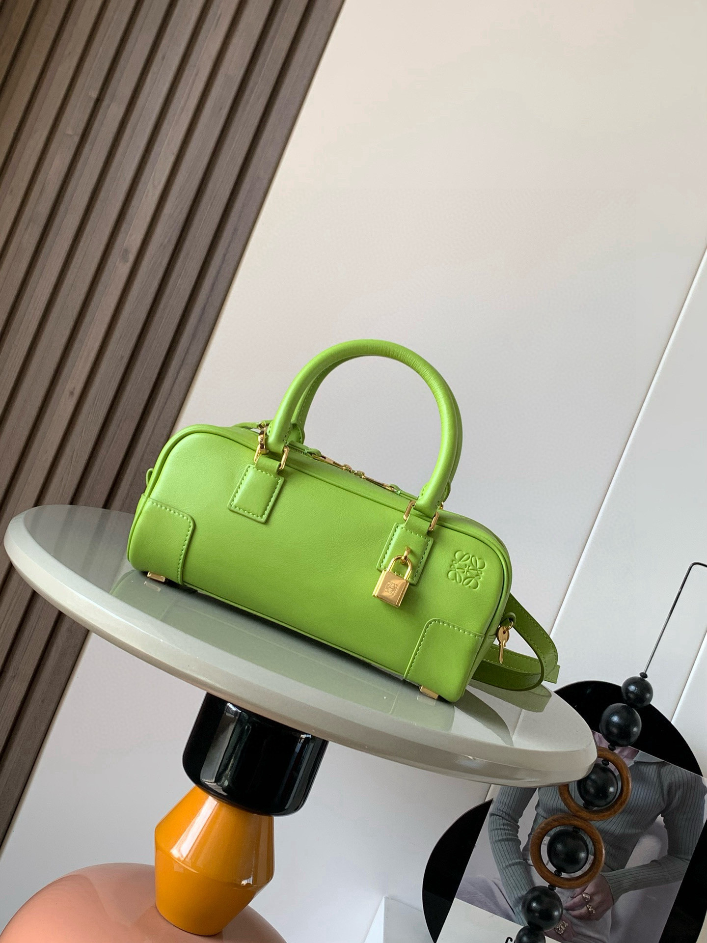 L0ew* amazona 23 cropped bag in nappa calfskin - 23*10*11cm